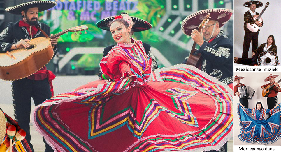 Vuurshow Mexicaanse Feest