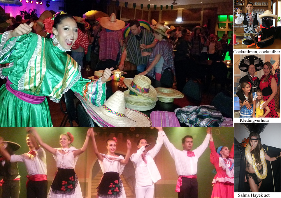Losse entertainment onderdelen voor een geslaagde mexicaanse feest